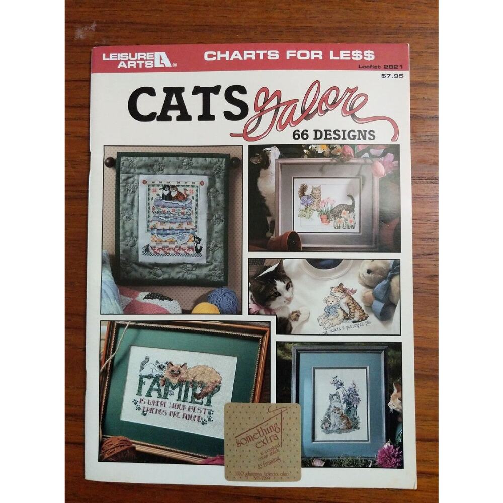 Cats Galore Cross Stitch Pattern Bk